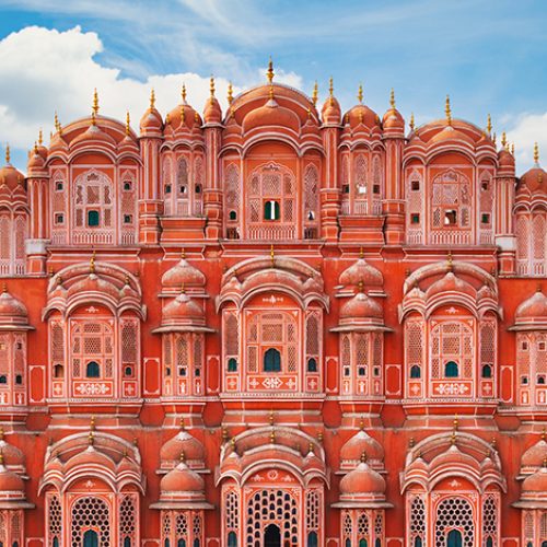 Hawa Mahal, Jaipur, India. Palace of the winds. Jaipur, Rajasthan, India